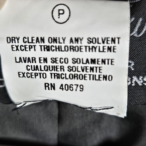 Henig Furs Wool Mohair Long Coat Gray Brushed Button Front Overcoat Womens 10 - Picture 5 of 15